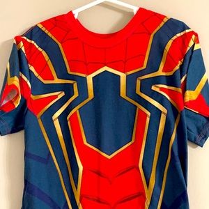 Disney spider-man costume t-shirt size 7/8 Medium